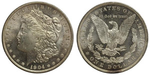 Vereinigte Staaten - Morgan Dollar 1904 O ... 