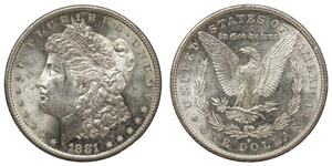 Vereinigte Staaten - Morgan Dollar 1881 S ... 