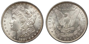 Vereinigte Staaten - Morgan Dollar 1881 ... 