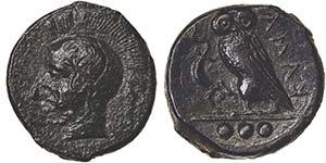 Sicily Kamarina  Tetras 420-405 BC Ø 15,5 ... 