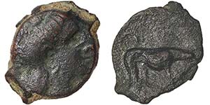 Sicily Segesta  Bronze 405-400 BC Ø 18,5 mm ... 