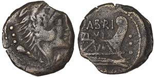 Republic M. Fabrinius (132 BC) Quadrans ... 