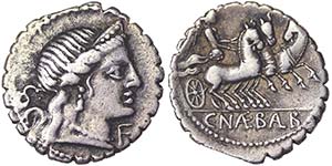 Republic C. Naevius Balbus (79 BC) Denarius ... 