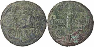 Empire Germanicus (19 AD) Dupondius Struck ... 