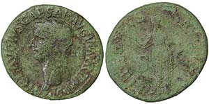 Empire Claudius (41-54 AD) Asse Ø 29,5 mm ... 