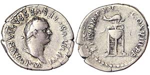 Empire Titus (79-81 AD) Denarius Rome Ø ... 