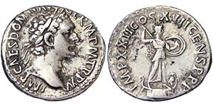 Empire Domitianus (81-96 AD) Denarius Rome ... 