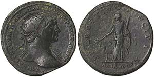 Empire Trajan (98-117 AD) Dupondius Rome Ø ... 