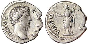 Empire Aelius (136-138 AD) Denarius Rome Ø ... 