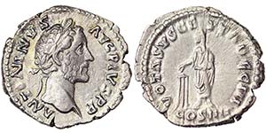 Empire Antoninus Pius (138-161 AD) Denarius ... 