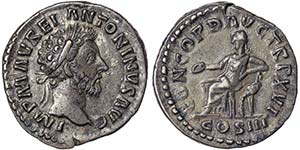 Empire Marcus Aurelius (161-180 AD) Denarius ... 