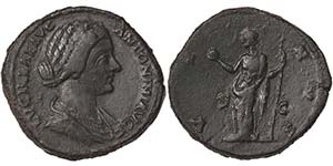 Empire Lucilla (138-192 AD) Sestertius Rev. ... 