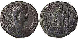 Empire Geta (209-211 AD) Æ Issue Rome ... 