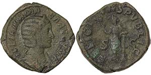 Empire Julia Mamaea (222-235 AD) Sestertius ... 