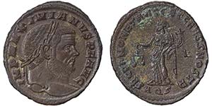 Empire Maximianus (286-305 AD) Follis ... 
