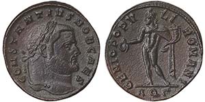 Empire Constantius I Chlorus (293-305 AD) ... 