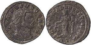 Empire Severus II (305-307 AD) Follis Ticino ... 