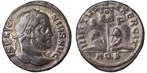 Empire Licinius I (308-324 AD) Follis 320 AD ... 
