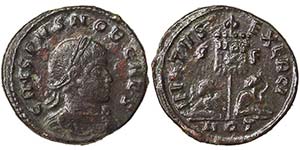 Empire Crispo (317-326 AD) Follis 320 AD ... 