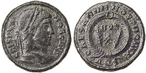 Empire Crispo (317-326 AD) Follis 322 AD ... 