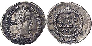 Empire Constantius II (337-361 AD) Siliqua ... 