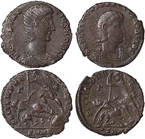 Empire Costanzo Gallo (351-354 AD) Lot with ... 
