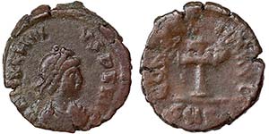 Empire Valentinian III (425-455 AD) Small ... 