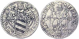 Italian States Ancona Pius V (1566-1572) ... 