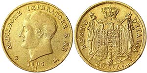 Italian States Milan Napoleon I (1805-1814) ... 