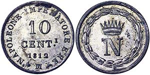 Italian States Milan Napoleon I (1805-1814) ... 