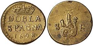 Italian States  Monetary weight 1698 for the ... 