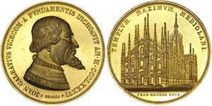 Italy Kingdom of Italy  Medal 1886 Dome in ... 