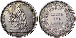 Switzerland Solothurn  Medal 1751 Solothurn ... 