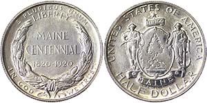 United States  1/2 Dollar (Maine Centennial ... 