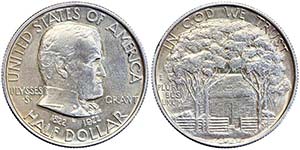 United States  1/2 Dollar (Grant Memorial ... 