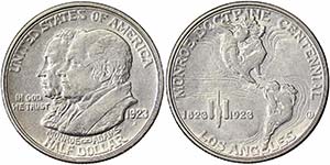 United States  1/2 Dollar (Monroe Doctrine ... 