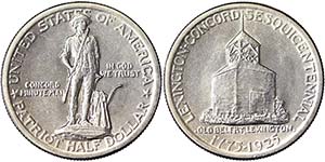 United States  1/2 Dollar (Lexington-Concord ... 