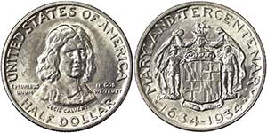 United States  1/2 Dollar (Maryland ... 