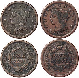 United States  1 Cent (Liberty head ... 