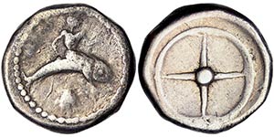 Calabria Tarentum Didrachm n.d (480-470 BC) ... 