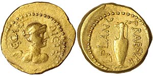 Republic Julius Caesar (48-47 BC) Aureus ... 