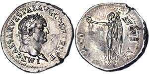 Empire Vespasianus (69-79 AD) Denarius ... 