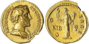 Empire Antoninus Pius (138-161 AD) Aureus ... 