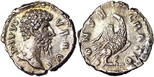 Empire Lucius Verus (161-169 AD) Denarius ... 