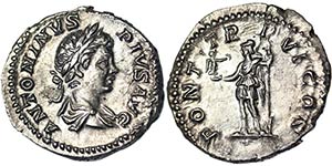 Empire Caracalla (198-217 AD) Denarius Rome ... 