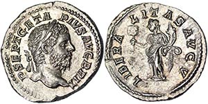 Empire Geta (209-211 AD) Denarius Rome ... 