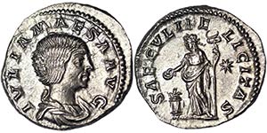Empire Julia Maesa (218-220 AD) Denarius ... 