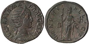 Empire Julia Mamea (222-235 AD) Sestertius ... 