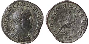 Empire Balbinus (238 AD) Sestertius Rome ... 