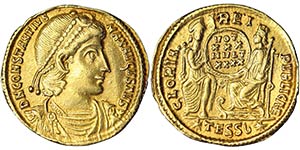 Empire Constantius II (337-361 AD) Solidus ... 
